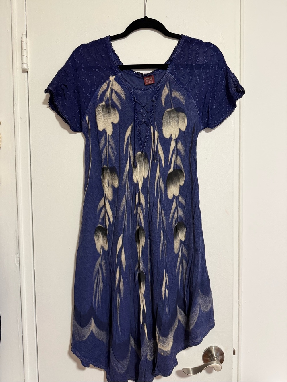 Jackpot Blue Floral Dress free size
